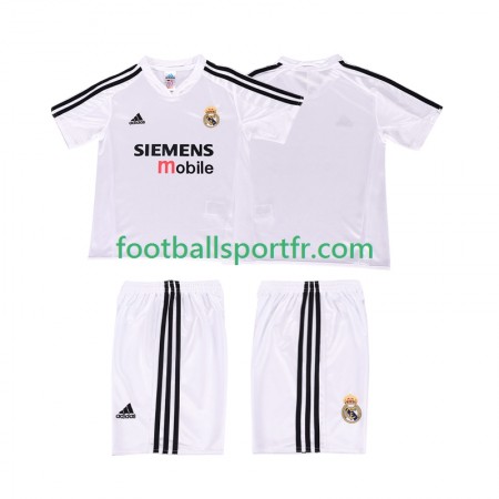 Tenue Real Madrid 2004 20025 Retro Enfant Domicile Maillot de Foot